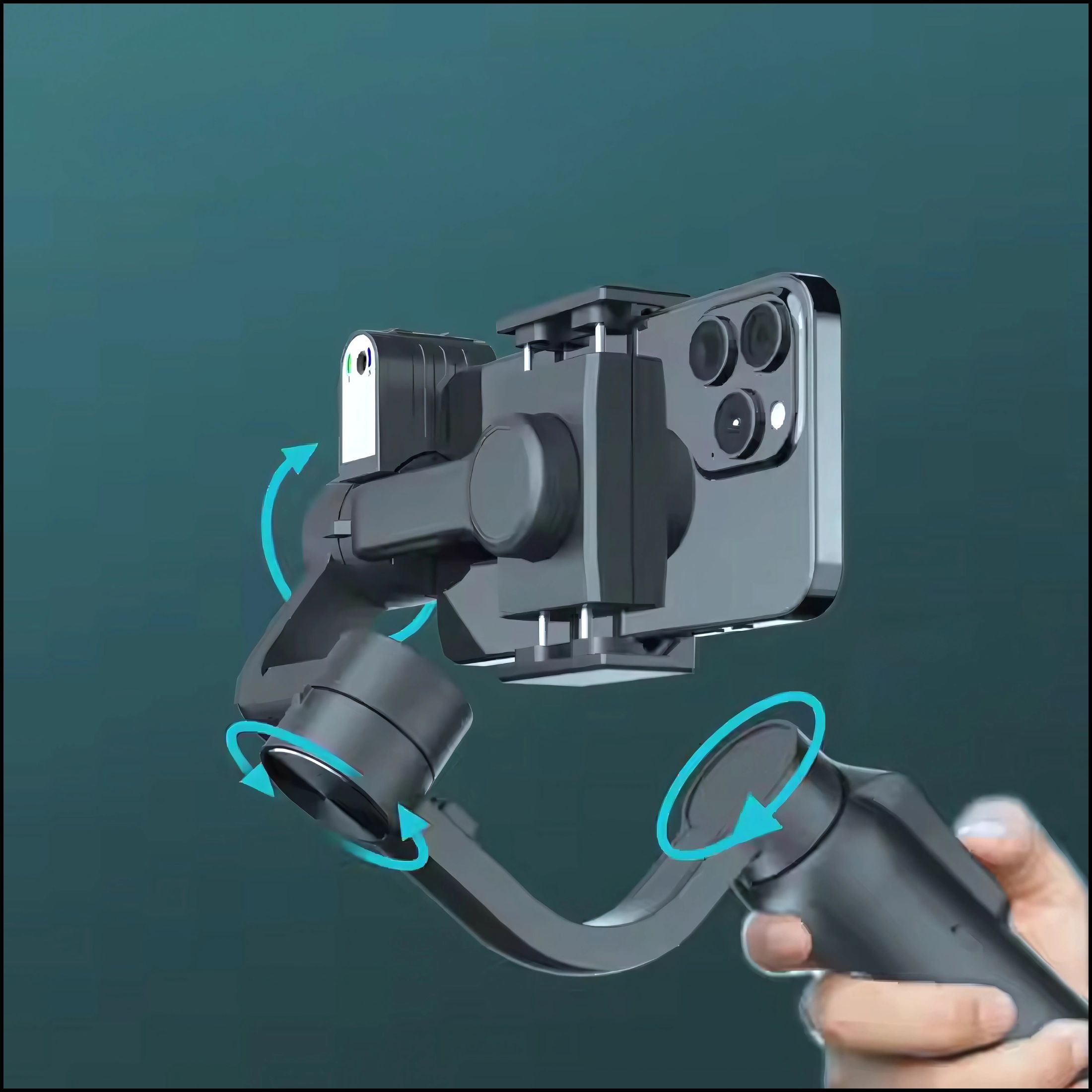 gimbal-3-osiowy-bluetooth-do-telefonu-iphone-android-stabilizator-obrazu-prezentacja